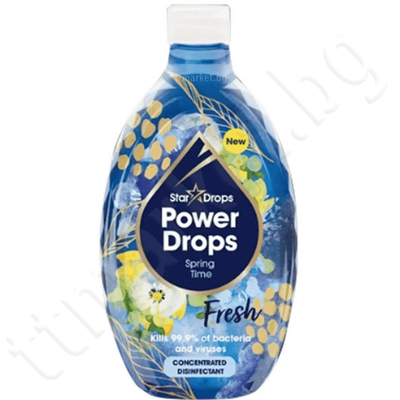 Stardrops Power Drops Spring Drops Fresh Концентриран дезинфектант ...