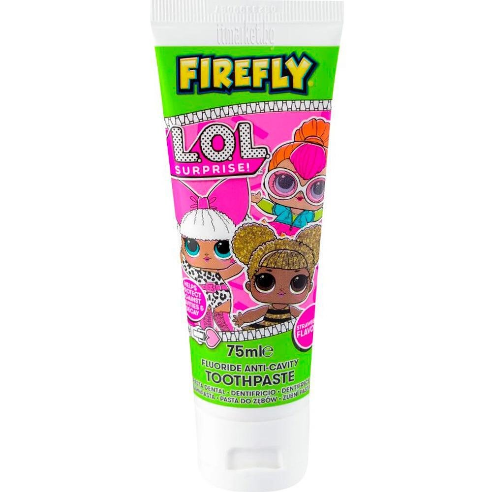 Firefly LOL Surprise Toothpaste Детска паста за зъби 75 мл Английско ...