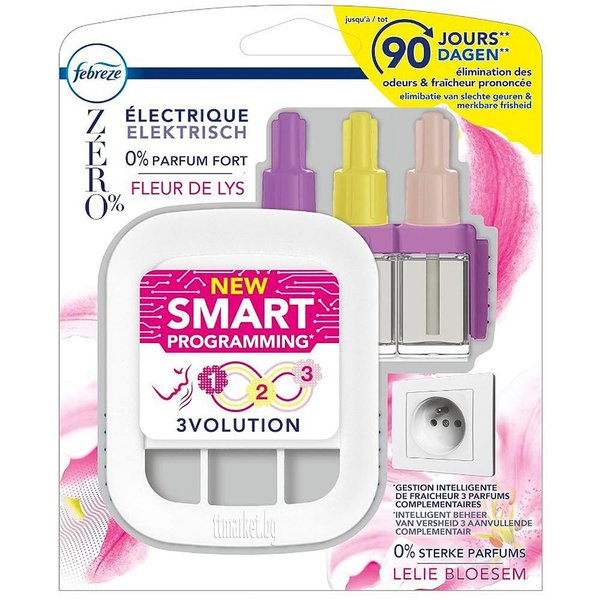 Febreze 3Volution Plug Refills Fleur de Lys 2x90 Days Пълнител за ...