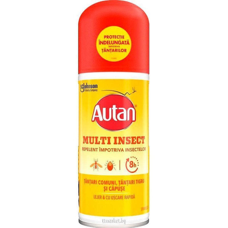 Alutang Insect Autan Multi-Insect Repelent Dry Spray Сух спрей против насекоми 100 мл