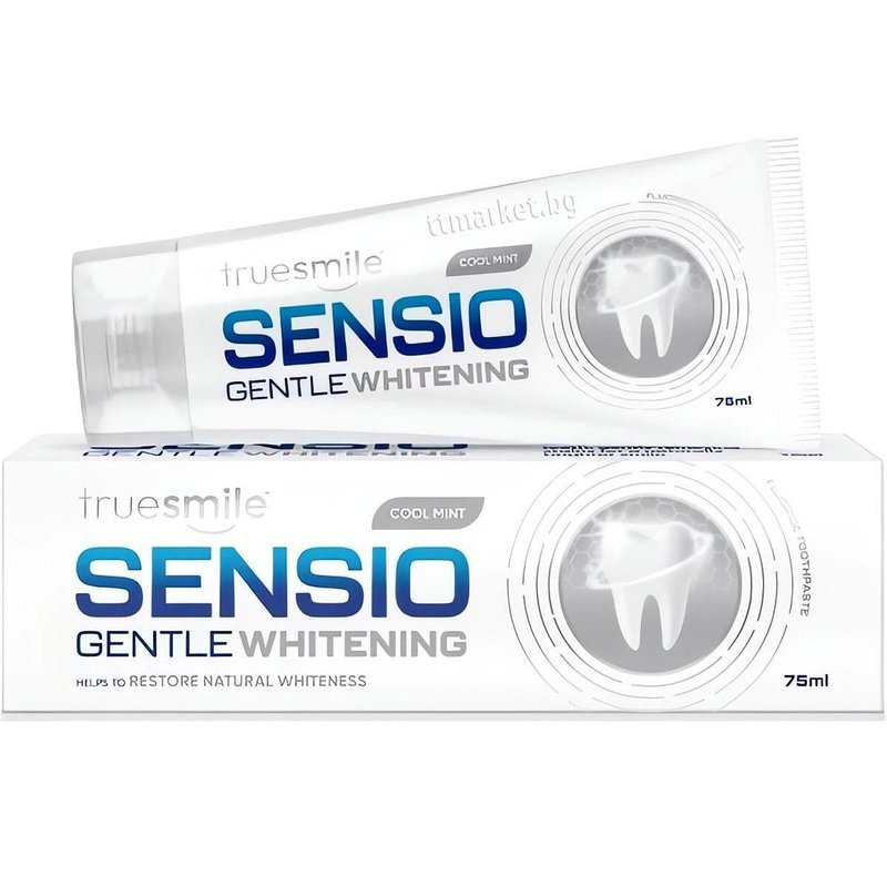 True Smile Sensio Gentle Whitening Toothpaste Cool Mint Избелваща паста ...