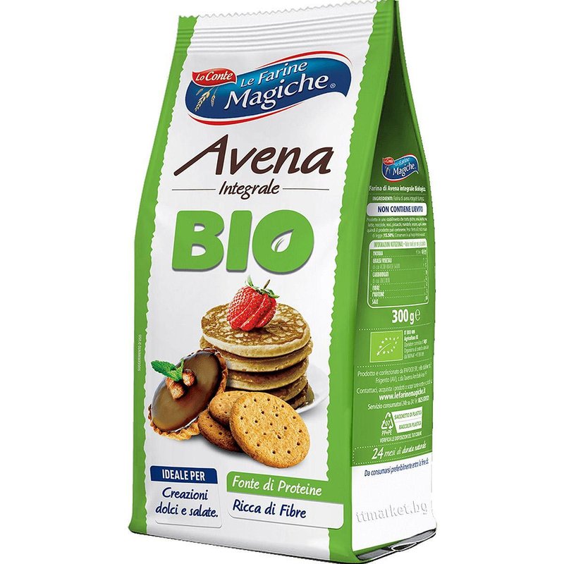 LoConte Le Farine Magiche Avena Integrale Bio Био пълнозърнесто овесено ...