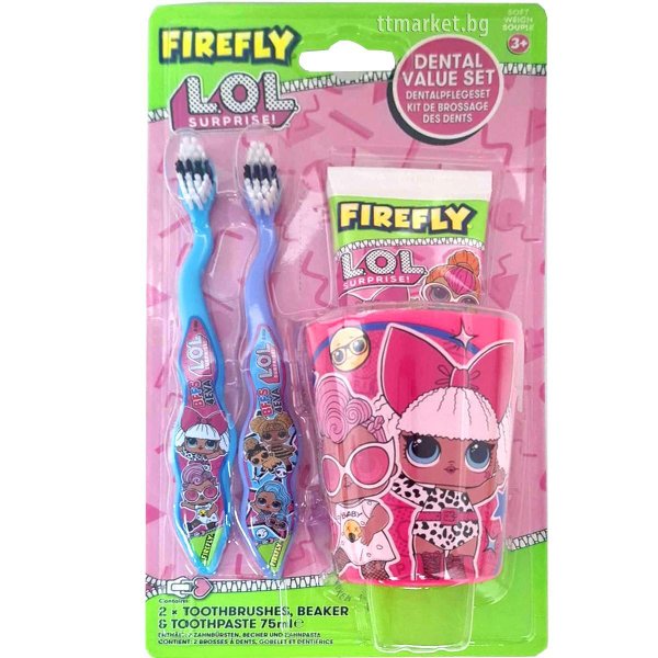 Firefly LOL Surprise Dental Value Set Детски комплект за орална хигиена ...