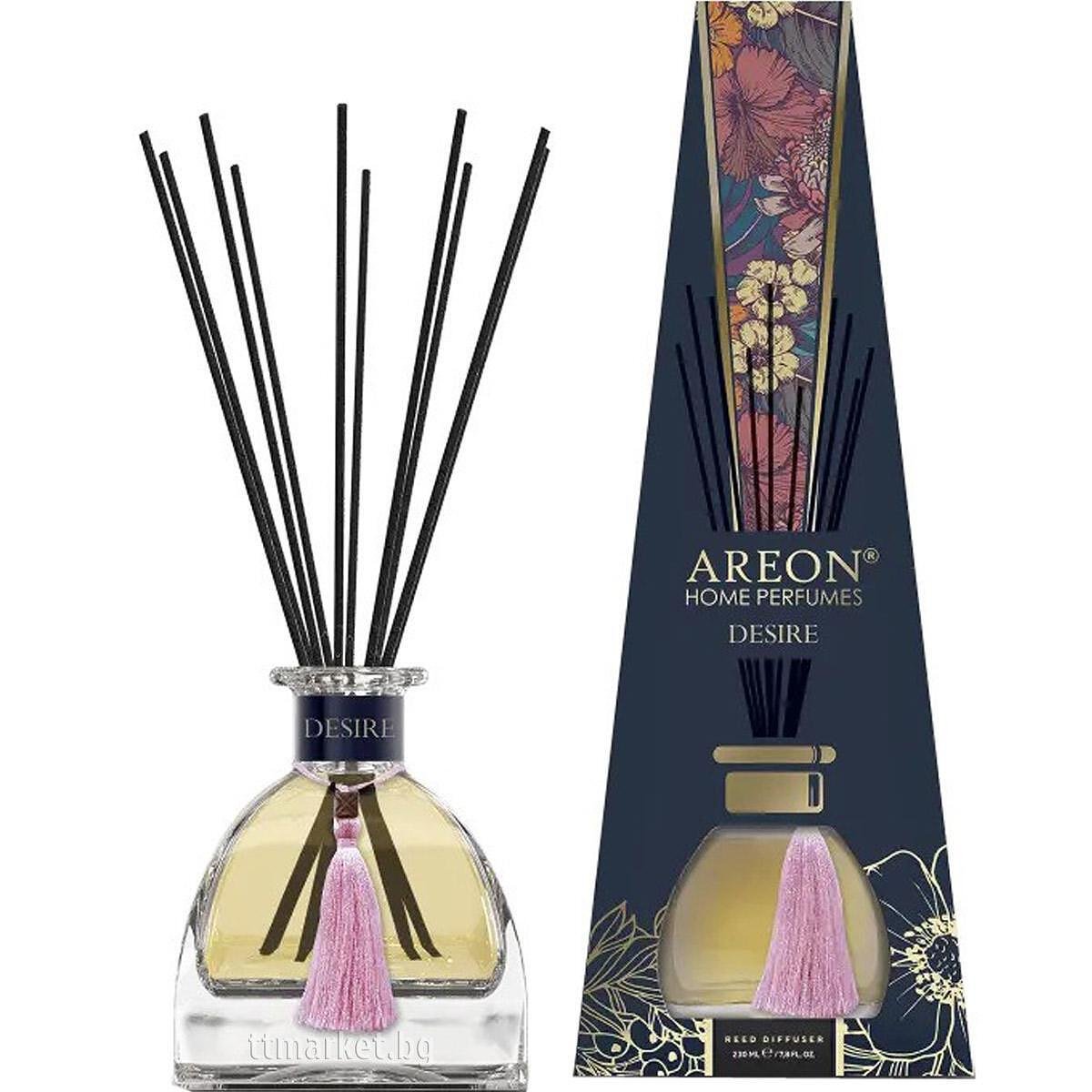 Areon Reed Diffuser Areon Home Perfumes Reed Diffuser Desire Ароматизатор за въздух с ...