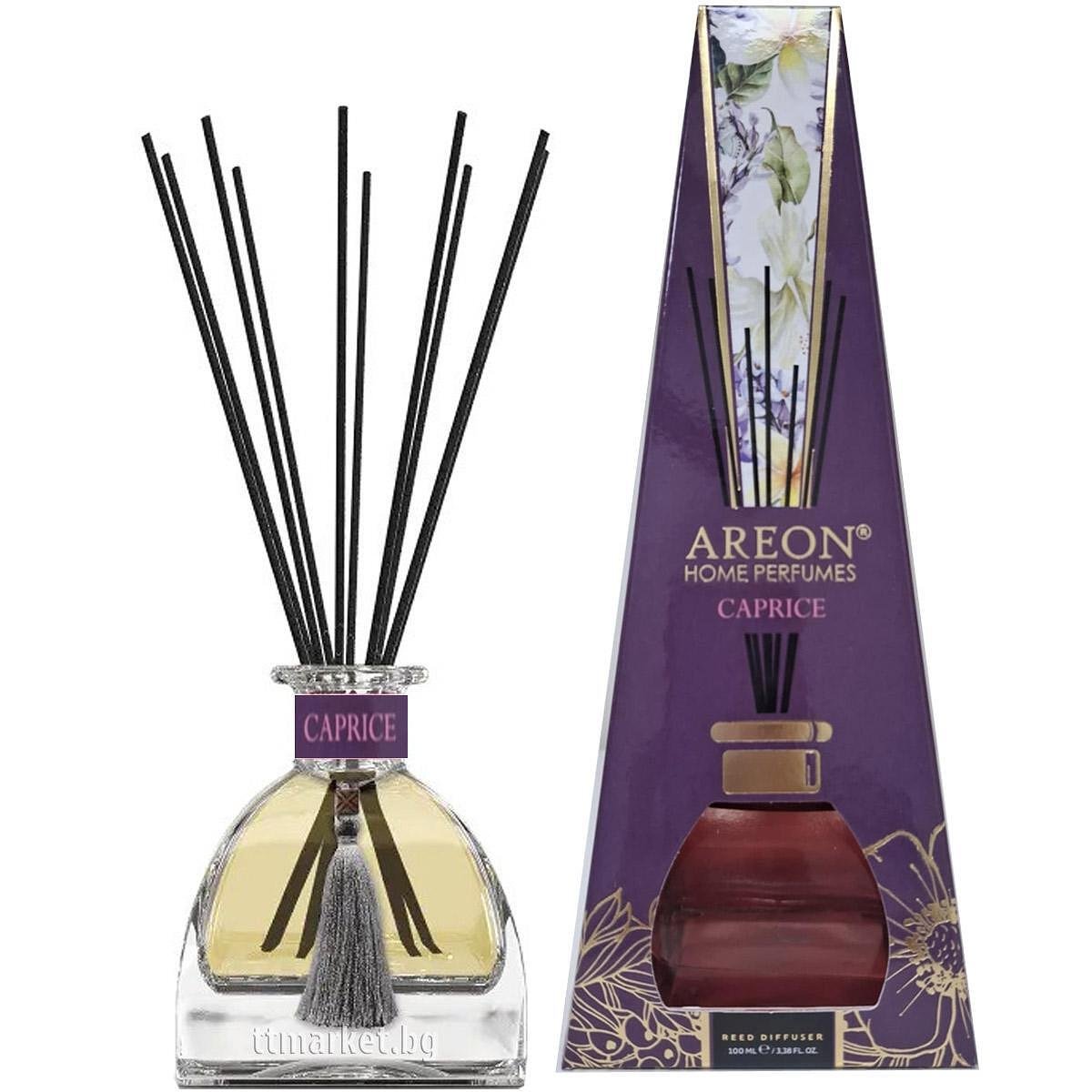 Areon Reed Diffuser Areon Home Perfumes Reed Diffuser Caprice Ароматизатор за въздух с ...