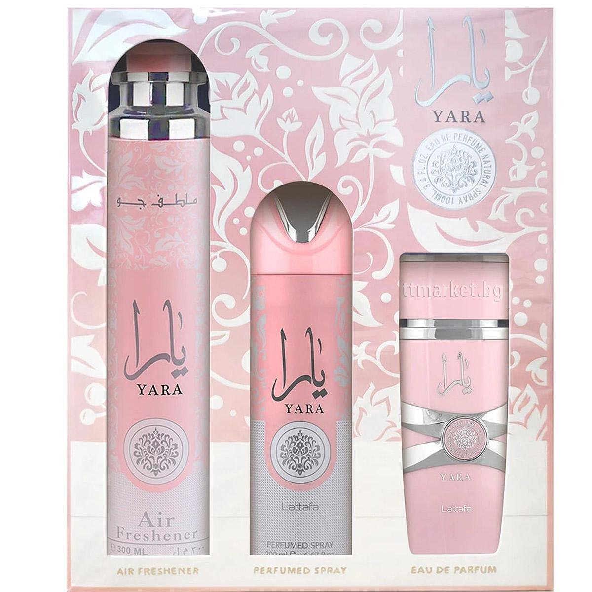 Lattafa Yara Gift Set Подаръчен комплект дамска парфюмна вода 100