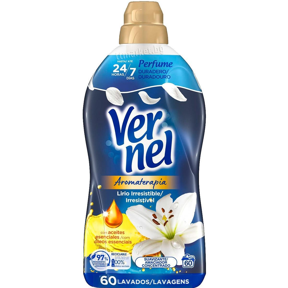Vernel Aromaterapia Suavizante Concentrado Lirio Irresistible ...