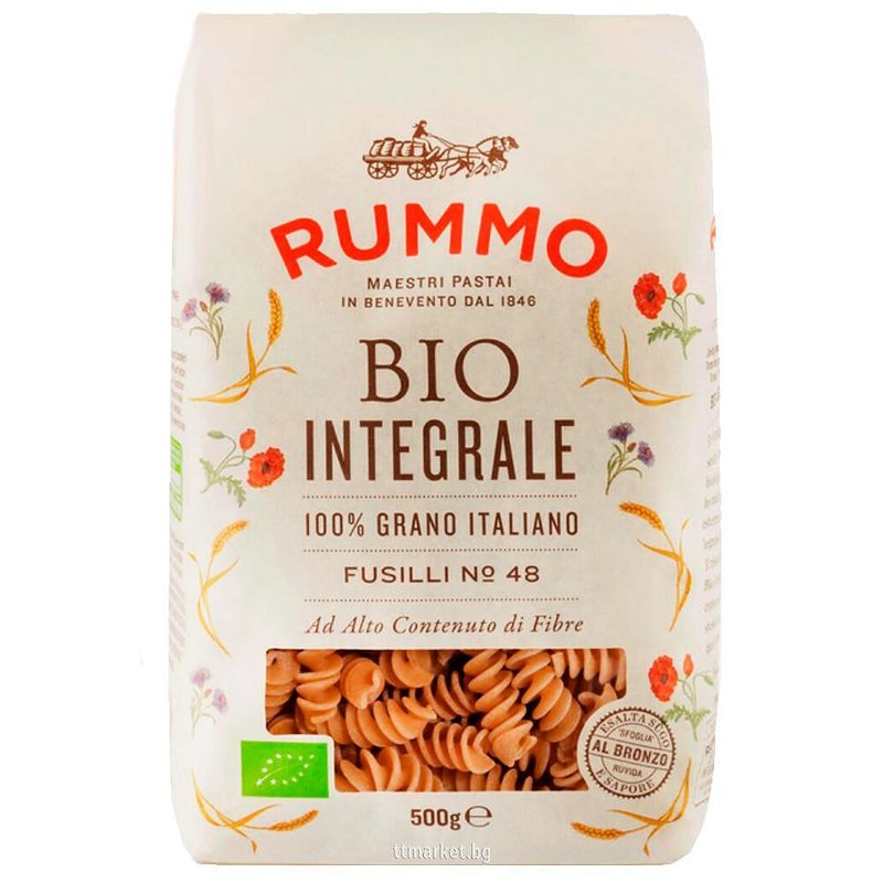 Rummo Bio Integrale Fusilli 48 Ad Alto Contenuto Di Fibre Pasta rummo-bio-integrale-fusilli-48-ad-alto-contenuto-di-fibre-pasta
