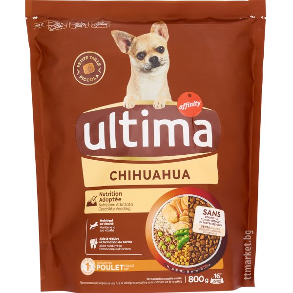 Ultima Affinity Chihuahua Nutriente Adulto con Pollo Храна за възрастни ...