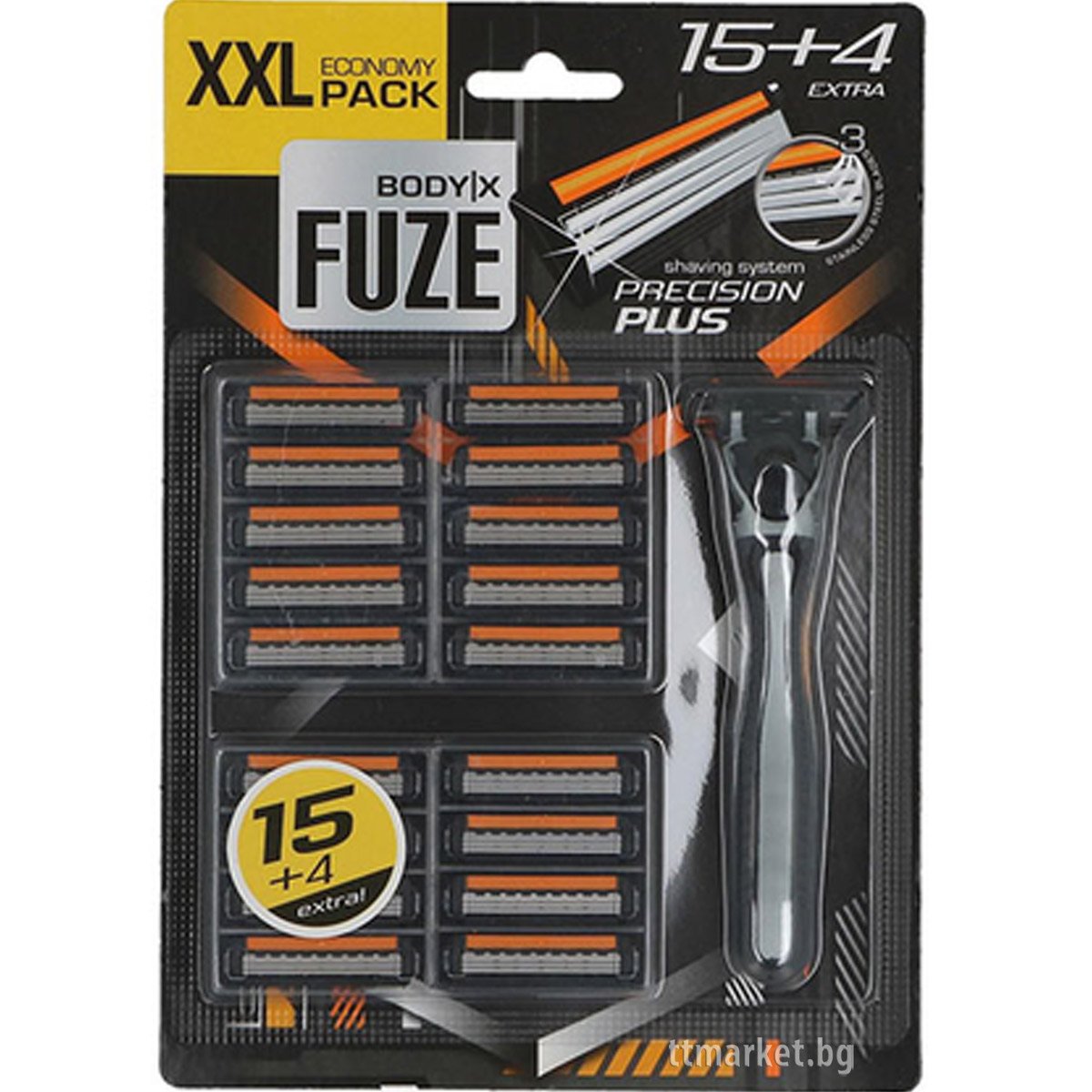 Body X Fuze Precision Plus 15+4 Комплект мъжка самобръсначка + 19 ...