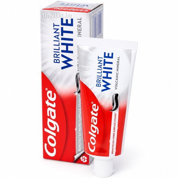 Colgate Brilliant White Volcanic Mineral Паста за зъби обогатена с ...
