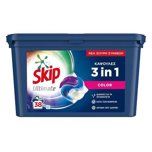 Skip Ultimate 3in1 Color Концентрирани капсули за пране на цветни ...